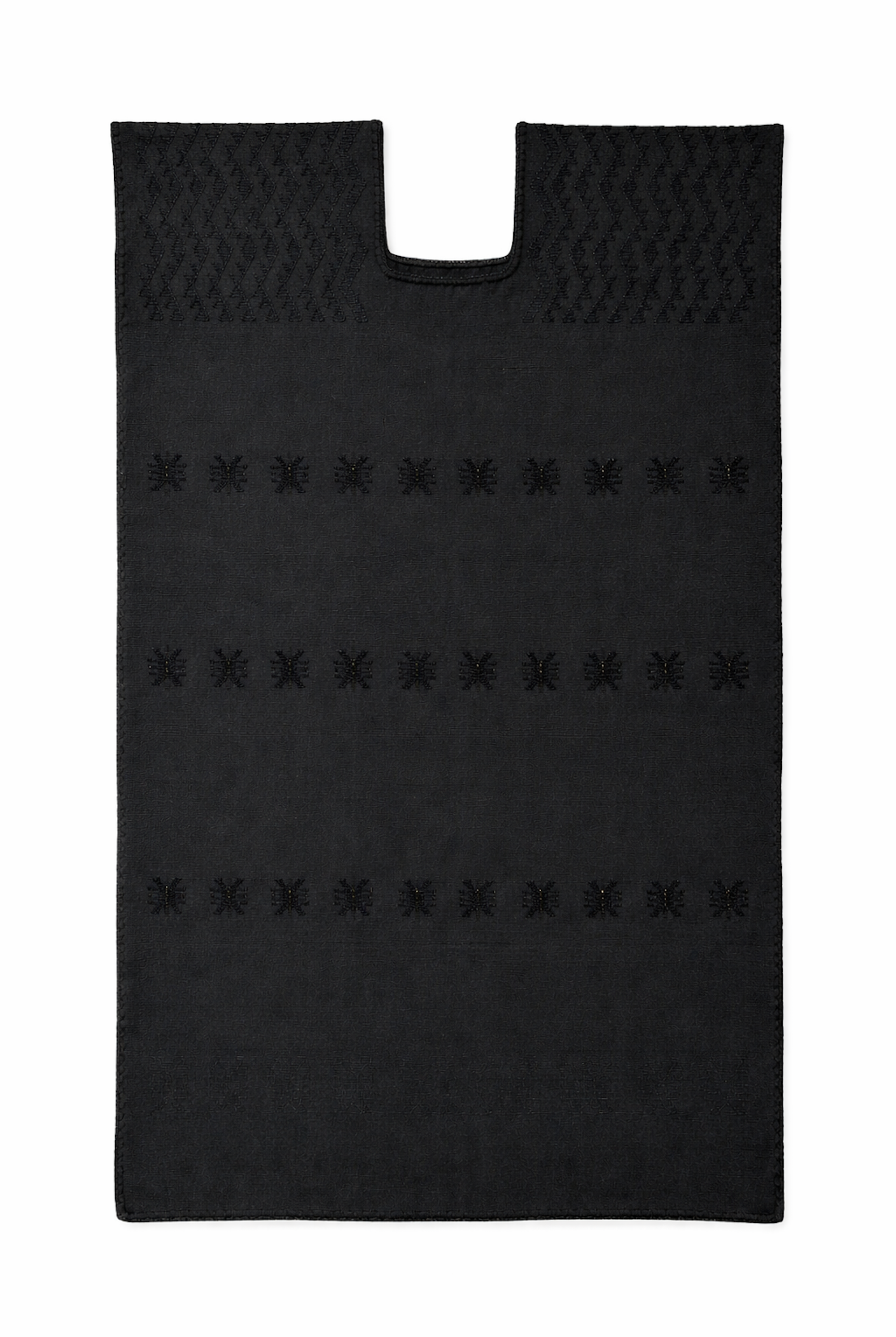Ahida Correale Número 1 Mini kaftan — handwoven cotton by artisans in San Juan Colorado, Oaxaca