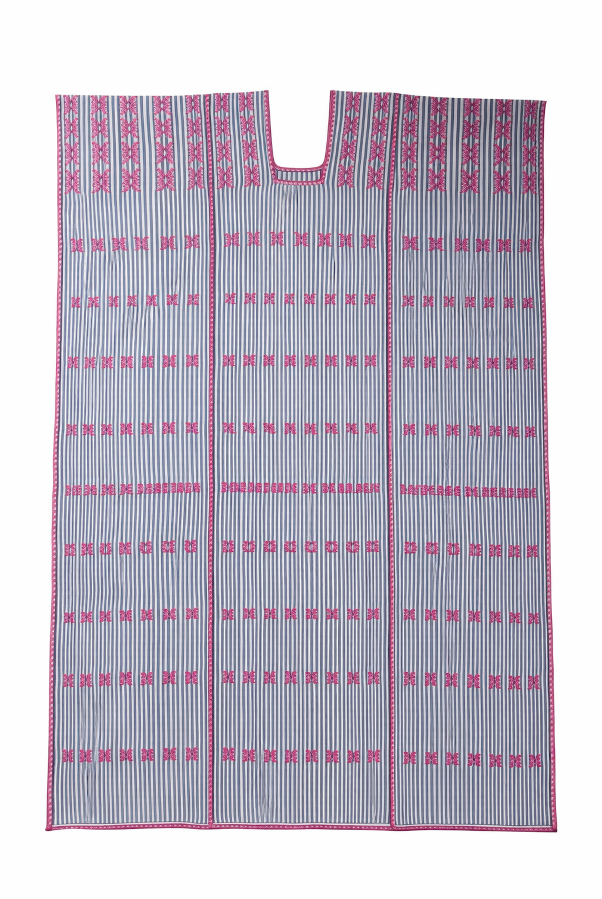 Ahida Correale Número 36 Midi kaftan — handwoven cotton by artisans in San Juan Colorado, Oaxaca