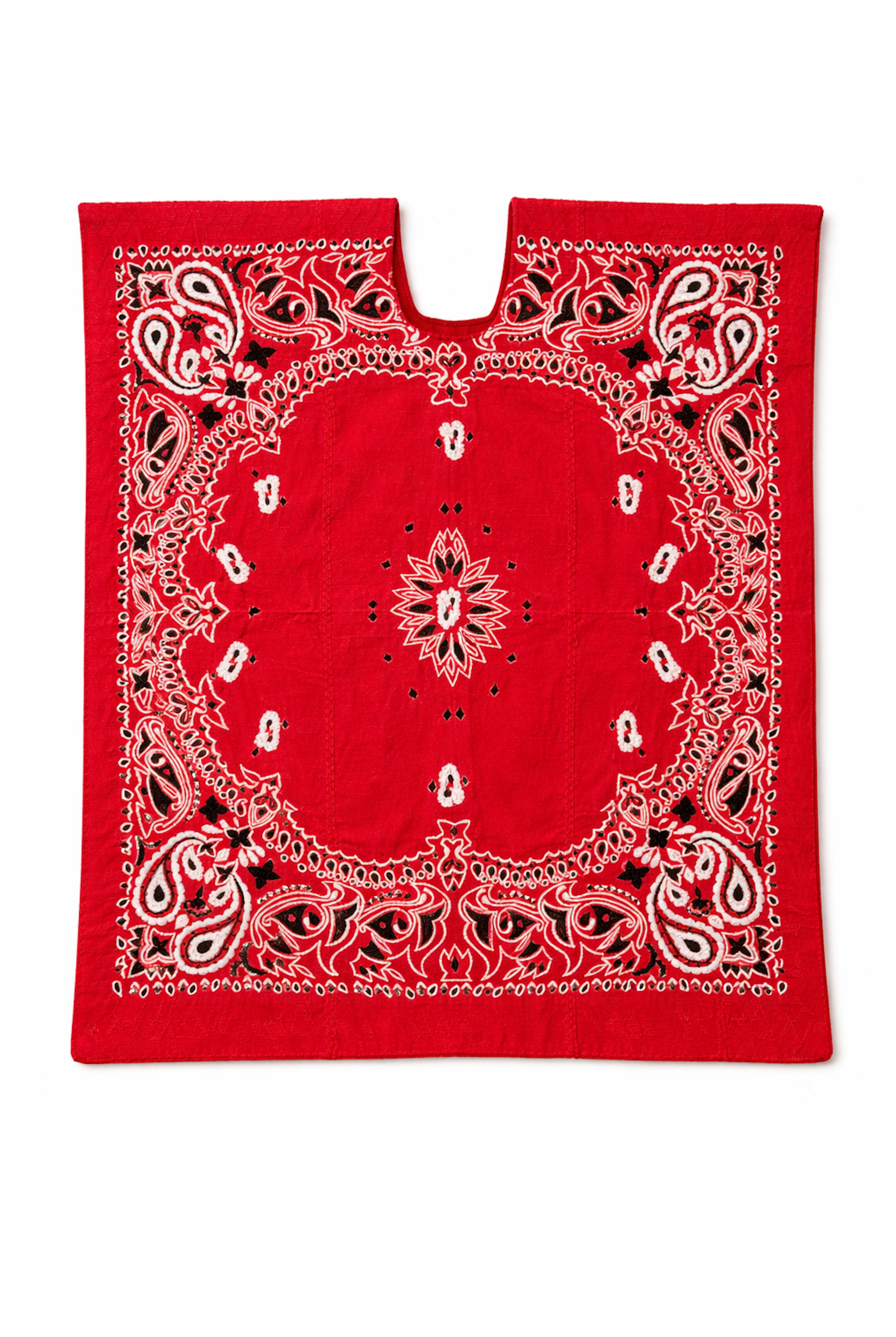 Ahida Correale Número 4 Mini kaftan — handwoven cotton by artisans in San Juan Colorado, Oaxaca