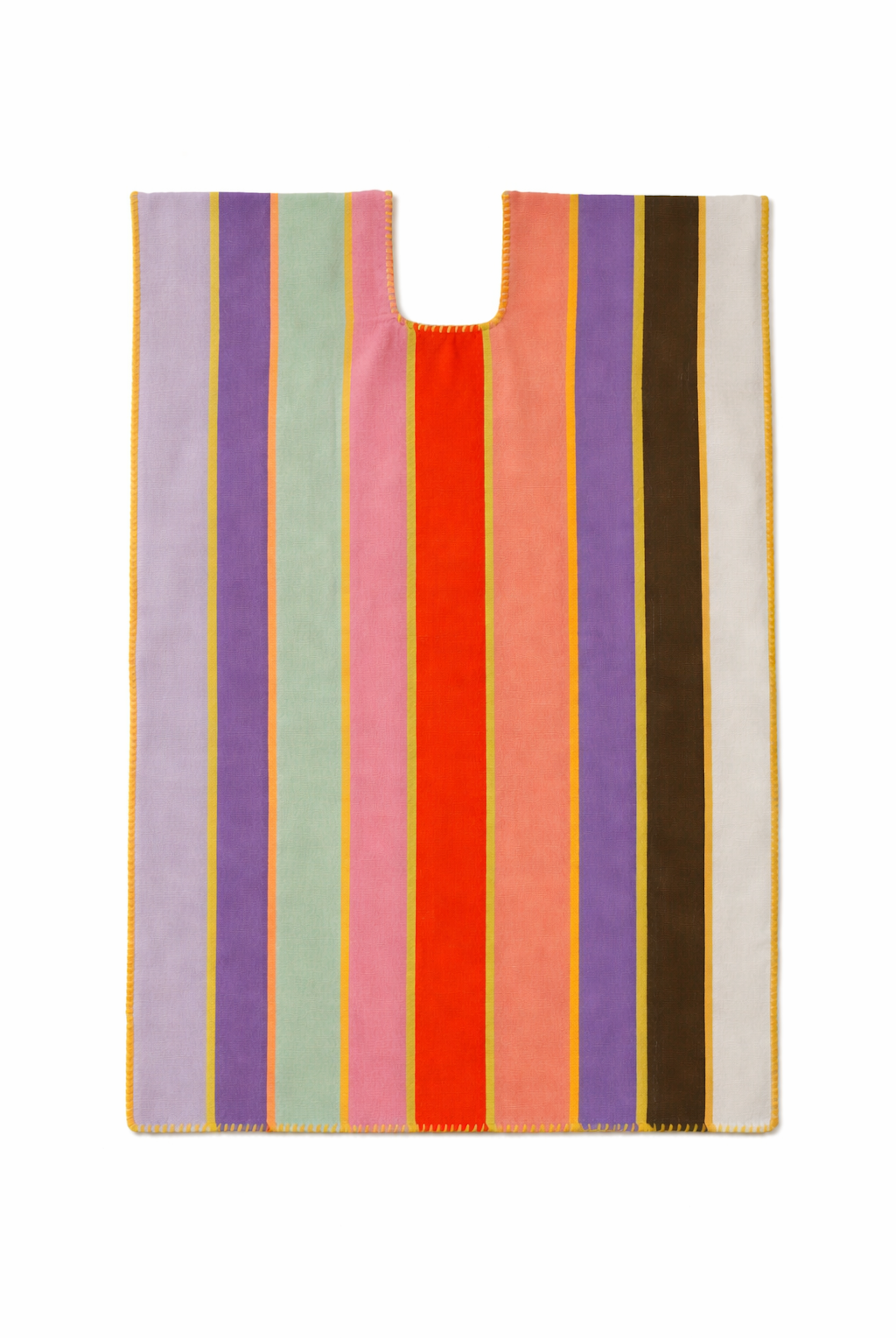 Ahida Correale Número 8 Mini kaftan — handwoven cotton by artisans in San Juan Colorado, Oaxaca