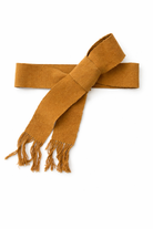 Ahida Correale Cinto 3 belt in tobacco — handwoven cotton by artisans in San Juan Colorado, Oaxaca