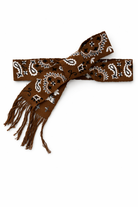 Ahida Correale Cinto 22 belt in chocolate & ivory — handwoven cotton by artisans in San Juan Colorado, Oaxaca