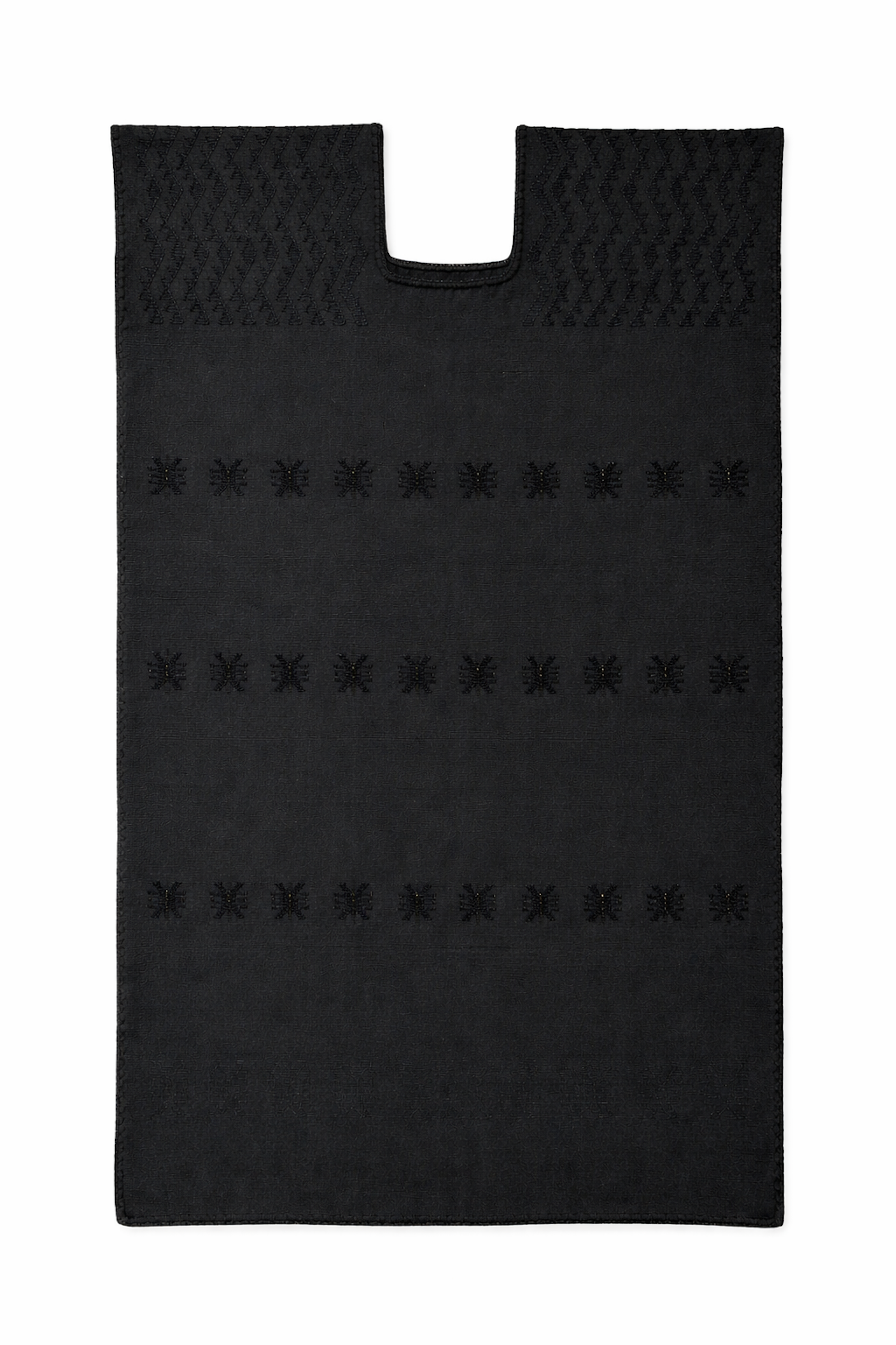 Ahida Correale Número 1 Mini kaftan — handwoven cotton by artisans in San Juan Colorado, Oaxaca