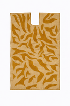 Ahida Correale Número 10 Mini kaftan in mustard / tan — handwoven cotton by artisans in San Juan Colorado, Oaxaca