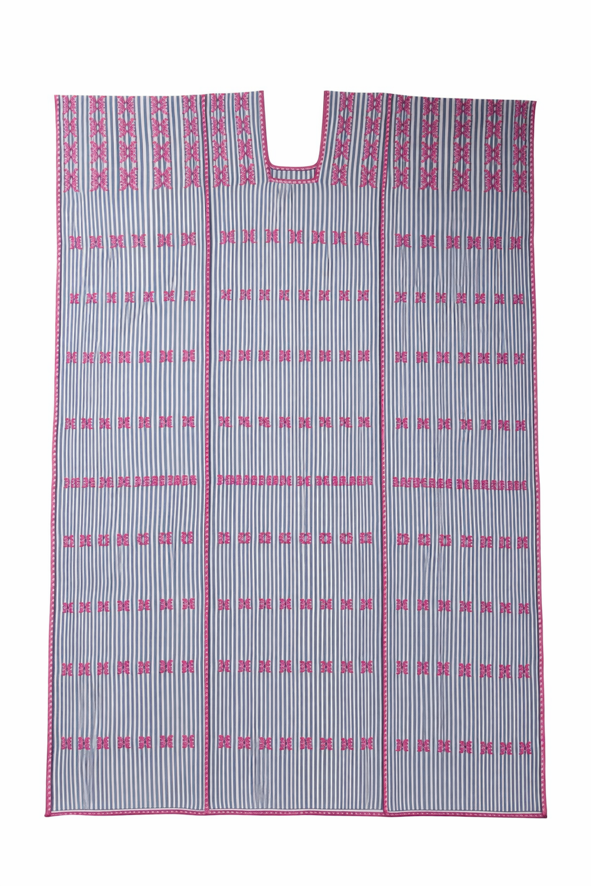 Ahida Correale Número 36 Midi kaftan — handwoven cotton by artisans in San Juan Colorado, Oaxaca