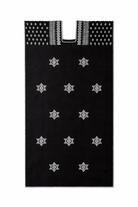 Ahida Correale Número 40 Maxi kaftan in Black & Ivory — handwoven cotton by artisans in San Juan Colorado, Oaxaca