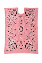 Ahida Correale Número 9 Mini kaftan in Rose Pink — handwoven cotton by artisans in San Juan Colorado, Oaxaca
